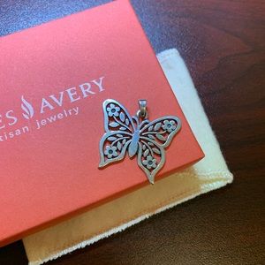 James Avery Open Butterfly Pendant